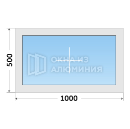 Холодное остекление зданий из алюминиевого профиля AL-366